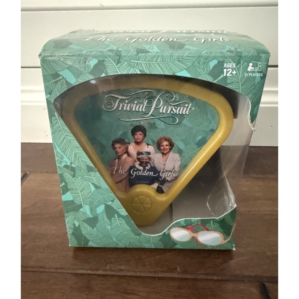 The Golden Girls Trivial Pursuit Board Game 600 Questions Travel Wedge USAopoly